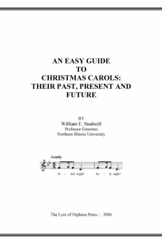 Cover of An Easy Guide to Christmas Carols