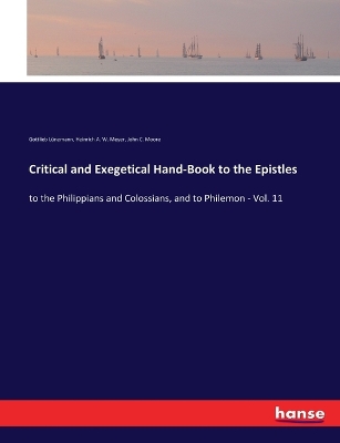 Book cover for Critical and Exegetical Hand-Book to the Epistles