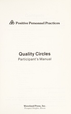 Book cover for Quality Circles