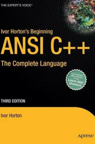 Cover of Ivor Horton's Beginning ANSI C++