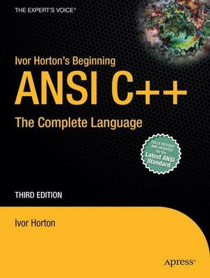 Book cover for Ivor Horton's Beginning ANSI C++