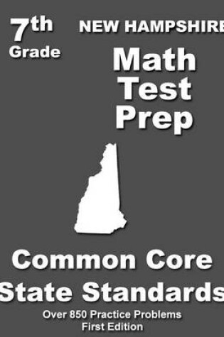 Cover of New Hampshire 7th Grade Math Test Prep