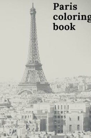 Cover of Paris Coloring Book