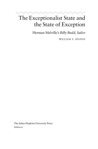 Cover of The Exceptionalist State and the State of Exception