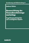 Book cover for Neuausrichtung des Finanzdienstleistungsmarketings