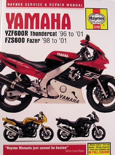 Book cover for Yamaha YZF600R Thundercat and FZS600 Fazer Service and Repair Manual