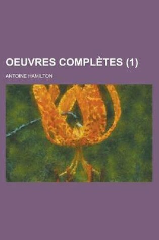 Cover of Oeuvres Completes (1)