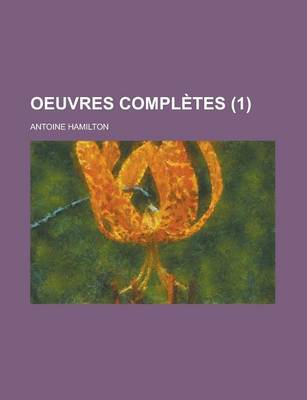 Book cover for Oeuvres Completes (1)