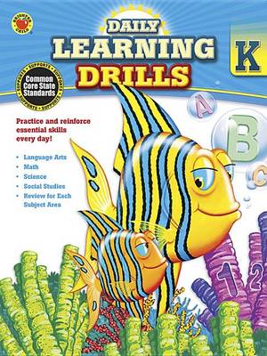 Book cover for Daily Learning Drills, Grade K