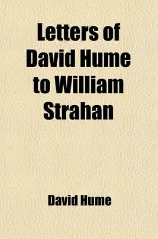 Cover of Letters of David Hume to William Strahan