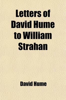 Book cover for Letters of David Hume to William Strahan