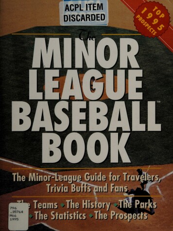 Book cover for The USA Sports Minor League Baseball Book