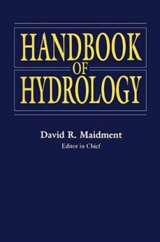 Cover of Handbook of Hydrology