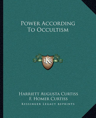 Book cover for Power According to Occultism