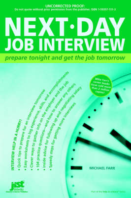 Book cover for Next-Day Job Interview