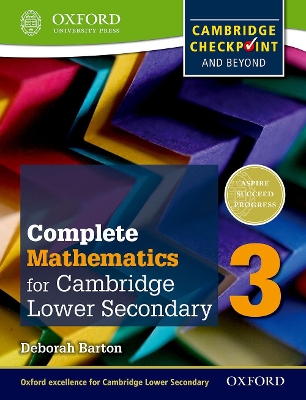 Book cover for Complete Mathematics for Cambridge Lower Secondary 3 (First Edition)