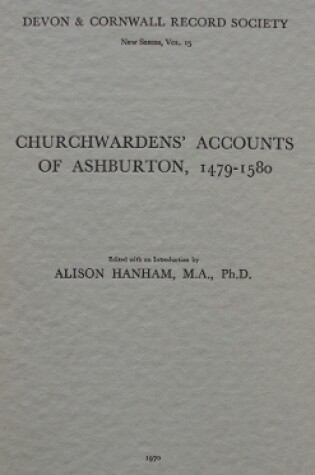 Cover of Churchwardens' Accounts of Ashburton 1479-1580
