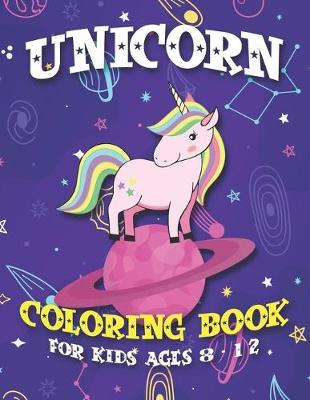 Book cover for Unicorn Coloring Book