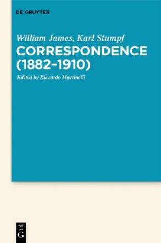 Cover of Correspondence (1882-1910)