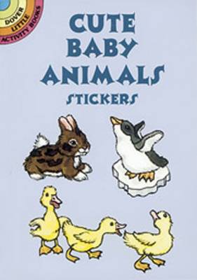 Book cover for Cute Baby Animals Stickers