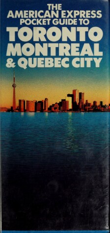 Book cover for The American Express Pocket Guide to Toronto and Montr Eal