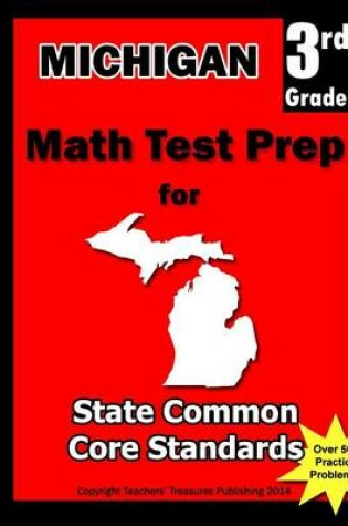 Cover of Michigan 3rd Grade Math Test Prep