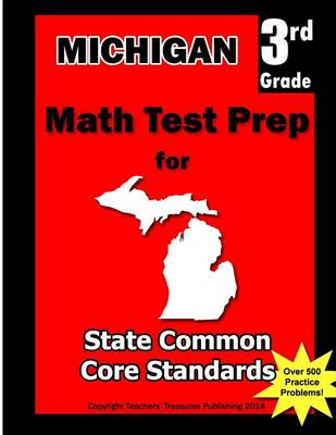 Book cover for Michigan 3rd Grade Math Test Prep