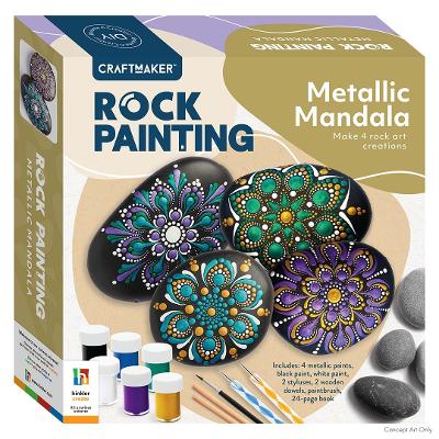 Cover of Craft Maker Metallic Rock Painting Kit