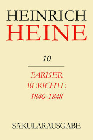 Cover of Pariser Berichte 1840-1848
