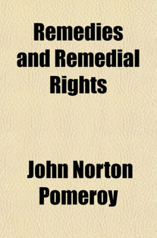 Cover of Remedies and Remedial Rights