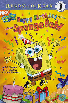 Book cover for Happy Birthday, SpongeBob!