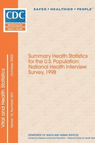 Cover of Vital and Health Statistics Series 10, Number 207