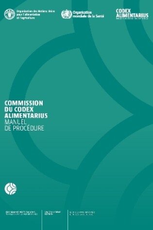 Cover of Commission du Codex Alimentarius Manuel de procédure