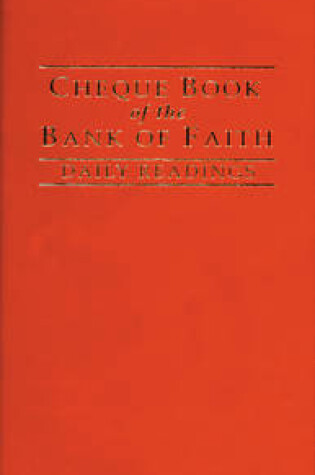 Cover of Chequebook - Red