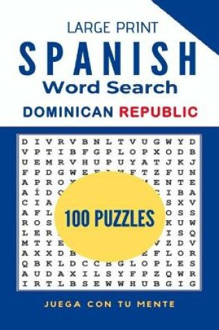 Cover of Dominican Republic Large Print Word Search Puzzle Book