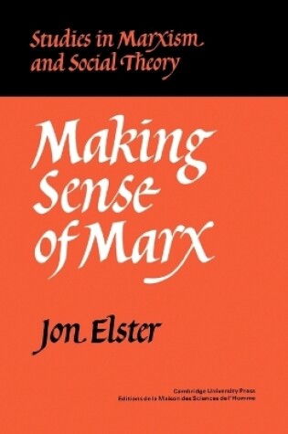 Cover of Making Sense of Marx