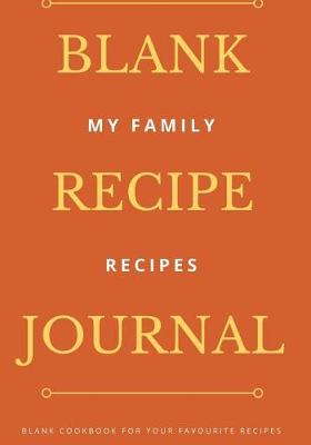 Cover of Blank Recipe Journal