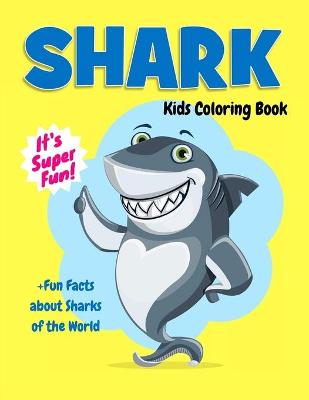 Book cover for Shark Kids Coloring Book