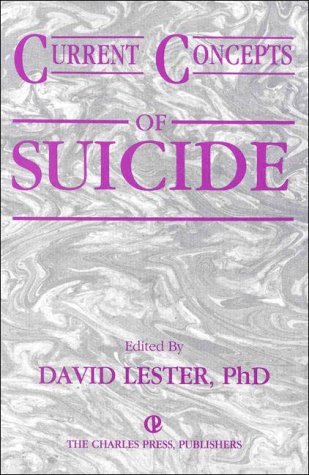 Cover of Current Concepts of Suicide