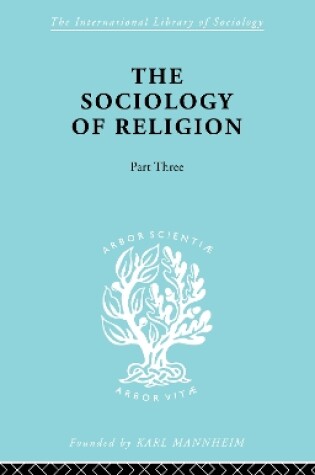 Cover of The Sociology of Religion