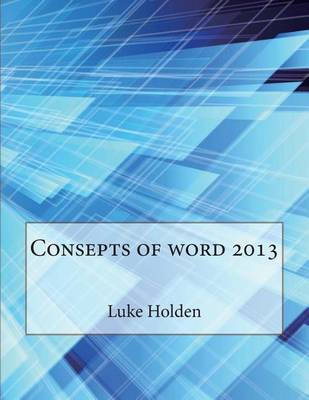 Book cover for Consepts of Word 2013