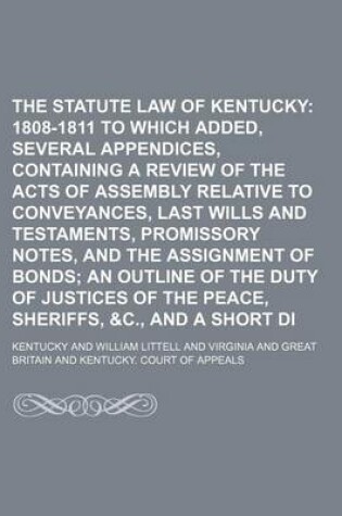 Cover of The Statute Law of Kentucky Volume 4