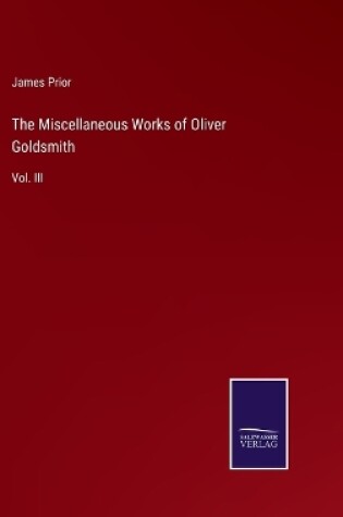 Cover of The Miscellaneous Works of Oliver Goldsmith