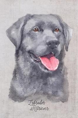 Cover of Labrador Retriever Dog Portrait Notebook