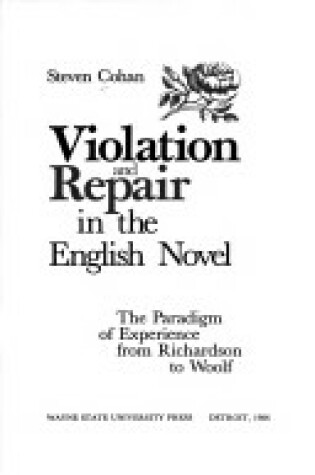 Cover of Violation and Repair in the English Novel