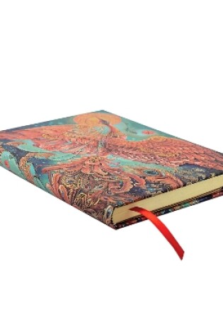 Cover of Firebird (Birds of Happiness) Midi Lined Hardback Journal (Elastic Band Closure)