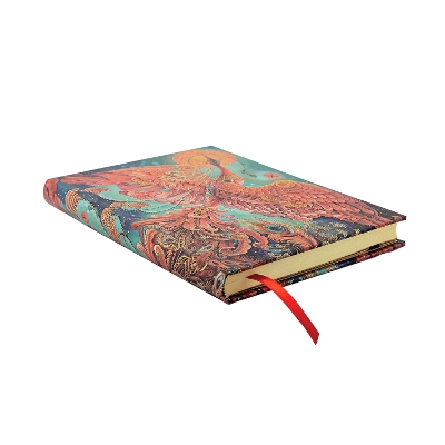 Book cover for Firebird (Birds of Happiness) Midi Lined Hardback Journal (Elastic Band Closure)