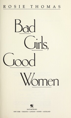 Book cover for Bad Girls, Good Women