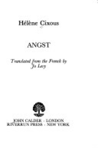 Cover of Angst