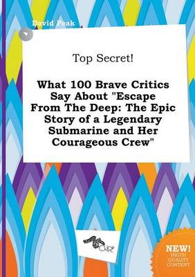 Book cover for Top Secret! What 100 Brave Critics Say about Escape from the Deep